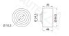 AUTEX 652013 Deflection/Guide Pulley, timing belt